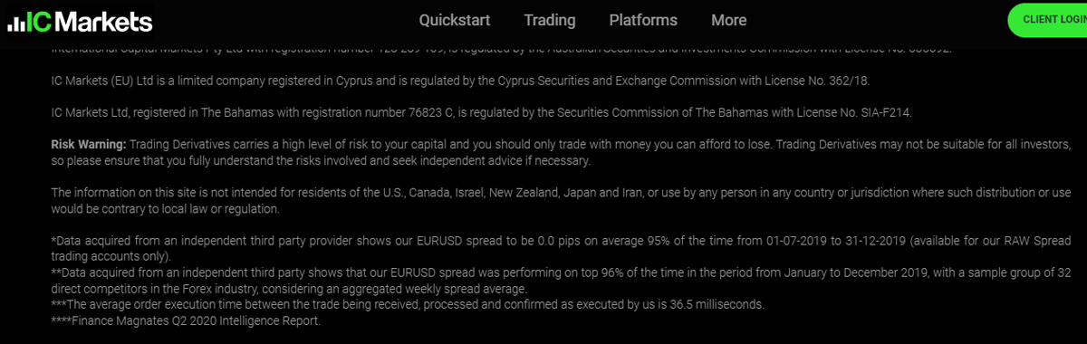 IC Markets Regulation