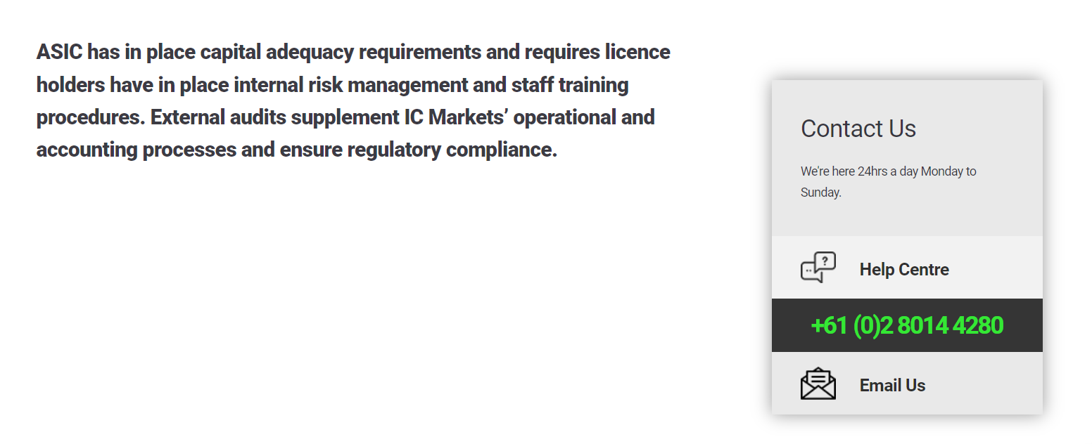 IC Markets regulation