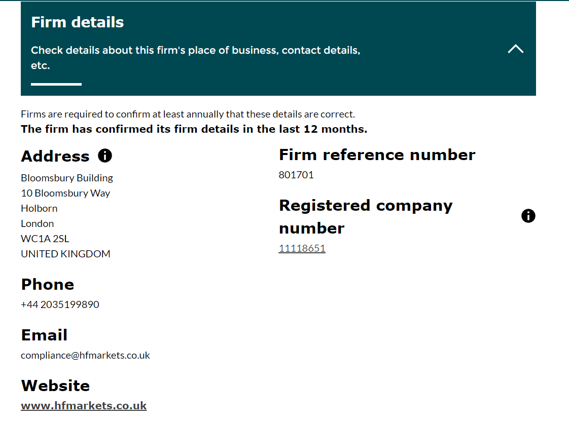 HotForex FCA License