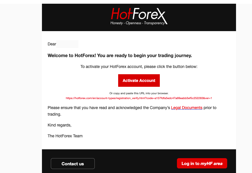HotForex Activate Account