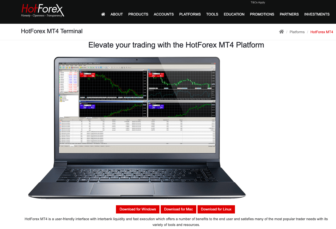 Download HotForex MT5 Trading Platform