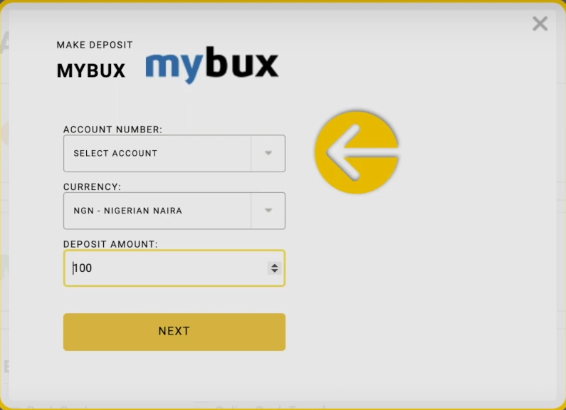 Exness Nigeria mybux deposit