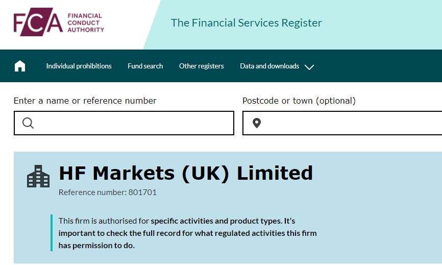 Hotforex FCA regulation